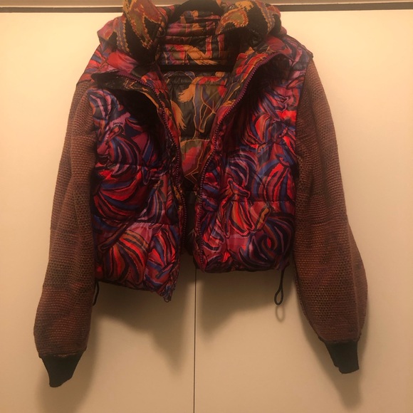 NWT $310 FARM Rio Wild Horses REVERSIBLE Mixed Media Jacket in Medium! - Picture 13 of 16